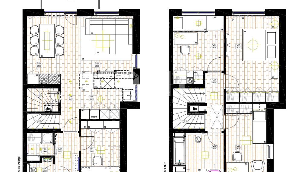 NOVOSTAVBA - TOSKANA VRAKUŇA, DVOJDOMY JUŽANSKÉHO TYPU- TYP DOMU 1A, BA II. Vrakuňa, Magnóliová