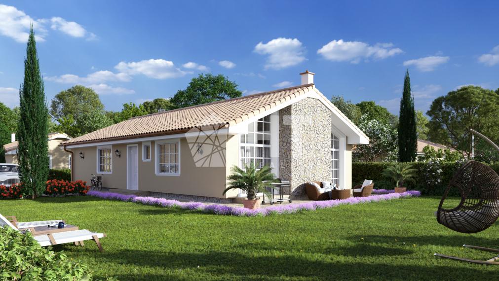 Ponúkame skolaudovaný PRIESTRANNÝ 5i bungalov s ÚP 119m2 ideálny pre viac-člennú rodinu , pozemok  504m2