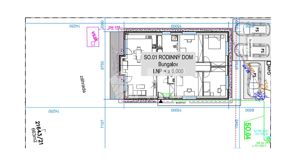 Ponúkame na predaj 5 izbový rodinný dom s ÚP 135,7m2 ,pozemok 663m2, Zohor, Lábska ulica - Kolaudujeme