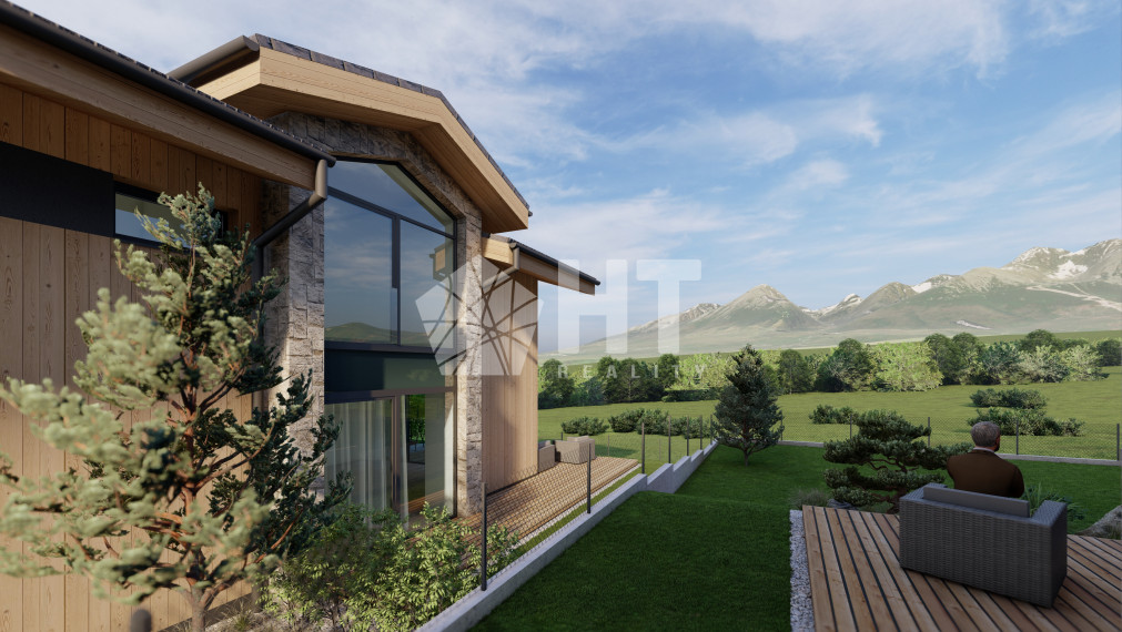 4 izbový „Chalet Grandview A“ Vysoké Tatry - Stará Lesná s 2 kúpeľňami a exkluzívnym výhľadom na Vysoké Tatry