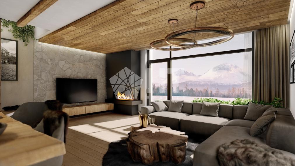 Posledný voľný! 5 izbový CHALET GRANDVIEW "A" STARÁ LESNÁ - VYSOKÉ TATRY – EXKLUZÍVNE BÝVANIE POD TATRAMI