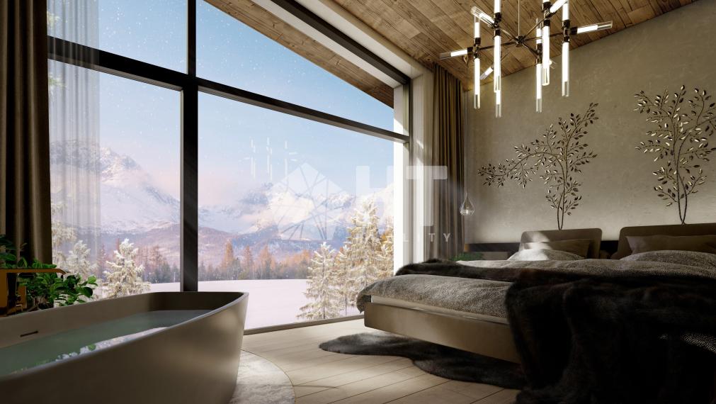 Posledný voľný! 5 izbový CHALET GRANDVIEW "A" STARÁ LESNÁ - VYSOKÉ TATRY – EXKLUZÍVNE BÝVANIE POD TATRAMI