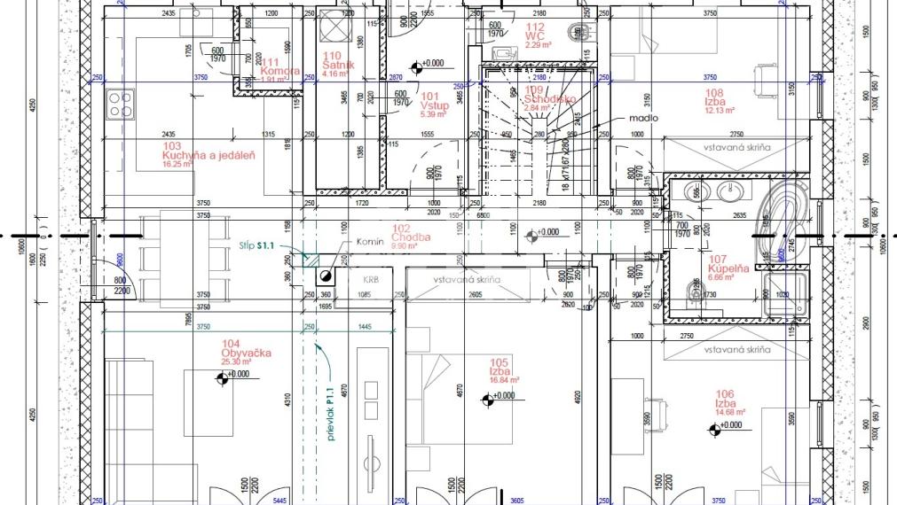 6-izbový rodinný dom s 3 kúpeľňami s ÚP 166 m2, POZEMOK 600 m2, Vinosady, iba 4 km od Pezinka