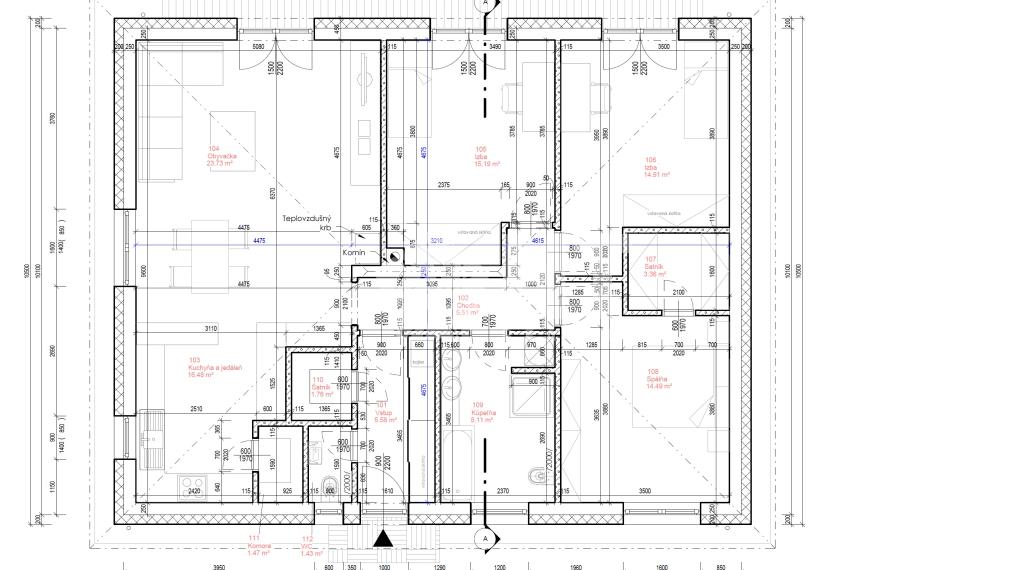 4-IZBOVÝ BUNGALOV s ÚP 112 m2, pozemok 600 m2, VINOSADY, TEPELNÉ ČERPADLO