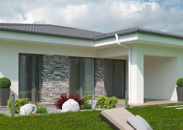 Bungalov NOVOSTAVBA - L 110, 4 izbový rodinný dom 110 m2 KOLAUDÁCIA 4Q/2020, Senec, Južná Brána