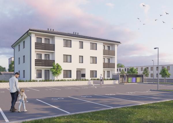 Ponúkame na predaj 2 izbový byt na 2 podlaží dokončený v štandarde s ÚP 59,2m2 a 2 parkovacími miestami