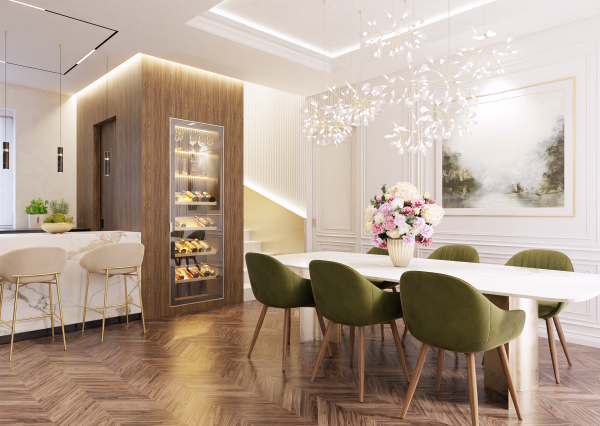PONÚKAME NA PREDAJ LUXUSNÝ DVOJPODLAŽNÝ RODINNÝ DOM S ÚP 164m2 , pozemok 604m2