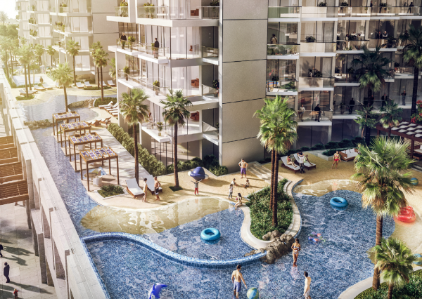 Predaj luxusných apartmánov v Dubaji, Damac Hills 2, 1 a 2 izbové apartmány v krásnom prostredí