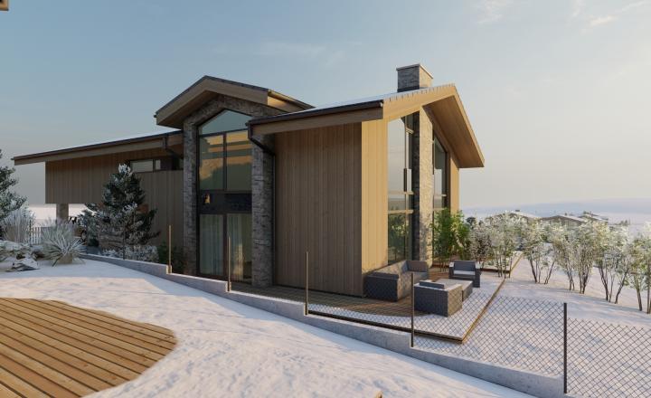 4 izbový „Chalet Grandview C“ Vysoké Tatry - Stará Lesná , s 2 kúpeľňami  a pozemkom o výmere 225 m2 - fotografia 15