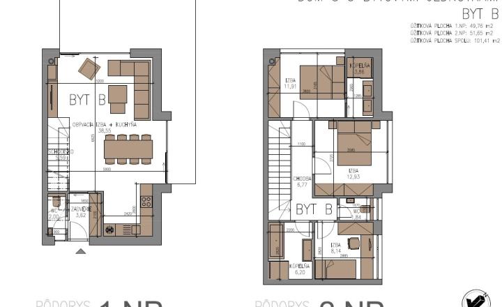 4 izbový „Chalet Grandview B“ s 2 kúpeľňami v Starej Lesnej a exkluzívnym výhľadom na Vysoké Tatry - fotografia 17